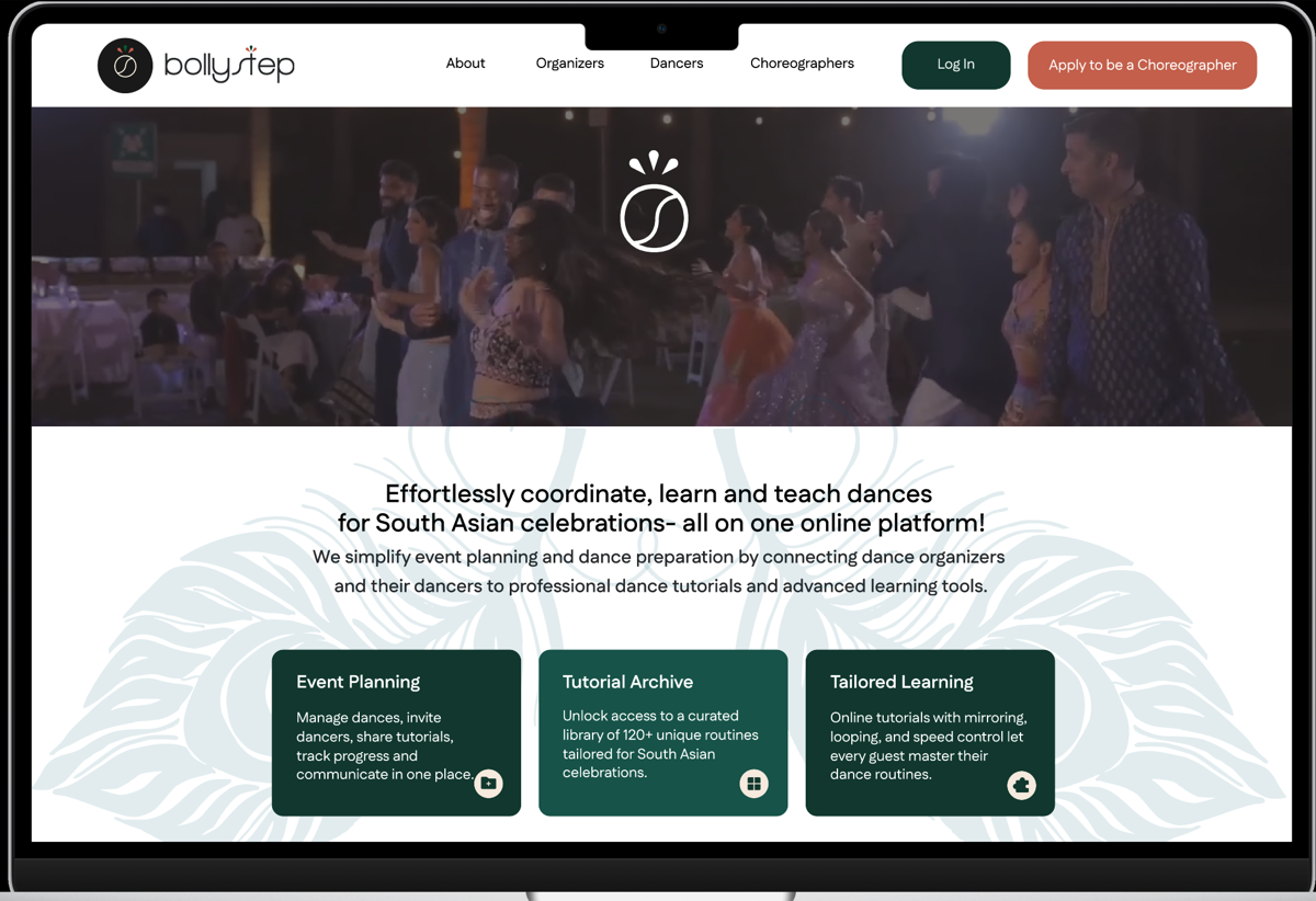 BollyStep Dance Coordination Platform