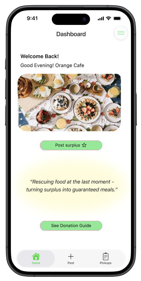 Food4U Surplus Food Redistribution